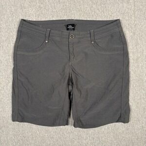 Kuhl Trekr Shorts Womens 10 Gray Stretch Hiking Outdoor Pockets Zip Fly 6263